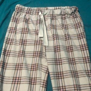 Plaid pj pants
